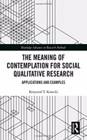 Meaning of Contemplation for Social Qualitative Research: Applications and Examples