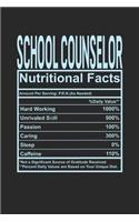 School Counselor Nutritional Facts