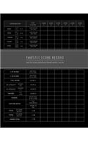 Yahtzee Score Record: Scouring Record Sheet for Yahtzee Game Recorded Keeper Notebook for Multiple Games of Yahtzee with Players