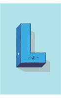 Letter L Monogram Notebook