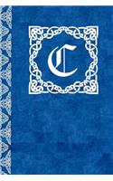 C Monogram Scottish Celtic Journal/Notebook