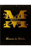 Monica Learn To Write