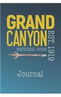 Grand Canyon National Park Est. 1919 Journal
