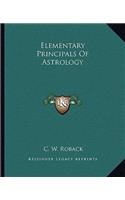 Elementary Principals of Astrology