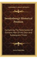Swedenborg's Historical Position