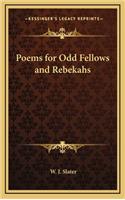Poems for Odd Fellows and Rebekahs