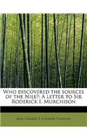 Who Discovered the Sources of the Nile?