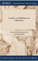 Gedichte: Von Hoffmann Von Fallersleben