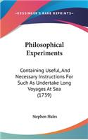 Philosophical Experiments