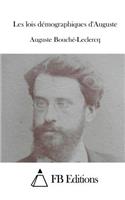 Les lois démographiques d'Auguste