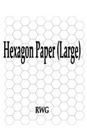 Hexagon Paper (Large): 150 Pages 8.5" X 11"