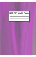 2020-2021 Monthly Planner: Monthly Calendar Journal Planner For 2020-2021 6x9 Make Notes And Setup Goals For Each Month - 2020-2021 Monthly Planning Logbook