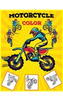 Motorcycle Color: Fun Learning and Motorcycle Color Book For Kids, Best Christmas Gift, New Year GiftFor Kids