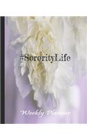 #Sorority Life White Carnation Love Planner