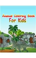 Animal Coloring Book For Kids: Cute Animals: Relaxing Coloring Book for Kids, Cute Horses, Birds, Owls, Elephants, Dogs, Cats, Turtles, Bears, Rabbits, Ages 2-4, 4-8, 8-12,