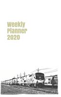 Weekly Planner 2020: calendar organizer agenda for train enthusiasts. 5x8.120 pages.(6 American Railways)