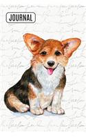 Lined Journal Notebook Cute Corgi Dog: 150 Lined Pages Perfect For Writing, Journaling, Notes