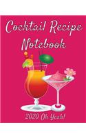 Cocktail Recipe Notebook
