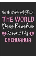 As A Matter Of Fact The World Does Revolve Around My Chihuahua