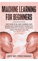 Machine Learning For beginners: Easy guide of ML, deep learning, data analytics and cyber security in practice.Modern approach of Neural Networks, Predictive Modeling and Data Mini