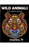 Wild Animals Coloring Book