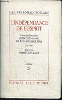 L'Indaependance de l'Esprit