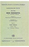 Rabbinische Texte, Erste Reihe: Die Tosefta. Band VI: Seder Toharot