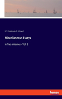 Miscellaneous Essays