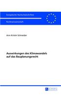 Auswirkungen Des Klimawandels Auf Das Bauplanungsrecht