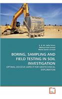 Boring, Sampling and Field Testing in Soil Investigation