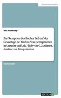 Zur Rezeption des Buches Ijob auf der Grundlage des Werkes