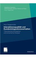 Interaktionsqualität Und Kundenintegrationsverhalten