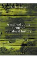 A manual of the elements of natural history: (English)
