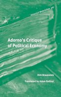 Adorno's Critique of Political Economy