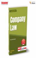 Taxmann's Company Law â€“ Most amended & comprehensive textbook providing legal provisions in a simplified & concise manner with Case Laws | Illustrations | et al. for B.Com. â€“ UGCF | NEP