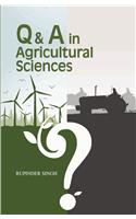 Question And Answers In Agricultural Sciences