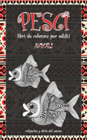 Libri da colorare per adulti - Relajación y alivio del estrés - Animali - Pesci