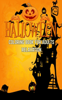 Halloween Coloring Book For Adults Relaxation