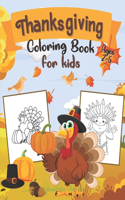 Thanksgiving Coloring Book for Kids Ages 2-5