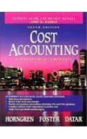 Supplement: Applications in Cost Accounting Using Excel - Cost Accounting: A Managerial Emphasis 10/E