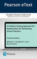 Problem Solving Approach to Mathematics for Elementary School Teachers