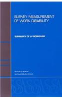 Survey Measurement of Work Disability