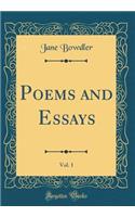 Poems and Essays, Vol. 1 (Classic Reprint)