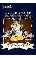American Cat 2018 Monthly Pocket Planner (Diary Pocket)