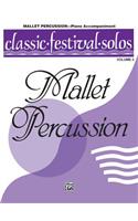 Classic Festival Solos (Mallet Percussion), Vol 2: Piano Acc.