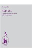 Rubrics: A Liturgical Suite for Organ
