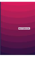 Notebook: 100 White pages Lined Notebook Journal with Matte Finish Cover