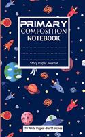 Primary Composition Notebook Story Paper Journal 110 White Pages 8x10 inches