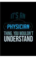 It's a physician thing, you wouldn't understand