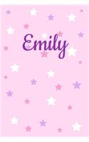 Emily First Name Personalized Notebook